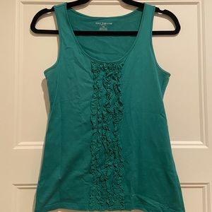 Ann Taylor ruffled tank top